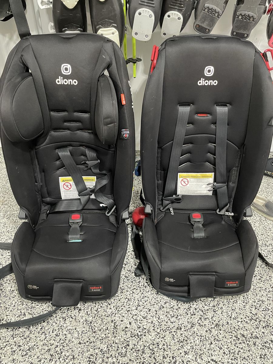 Set of 2 Diono Radian R 3 Across Convertible Car Seats - Black