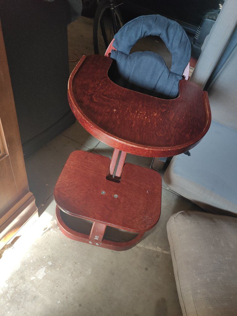 Wooden High Chair