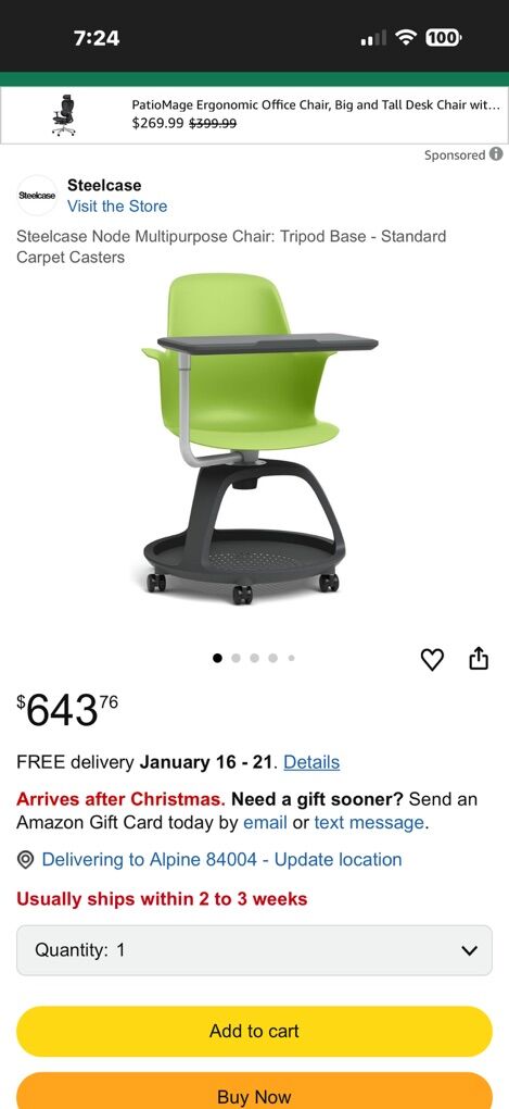 Steelcase Node Multipupose Chair