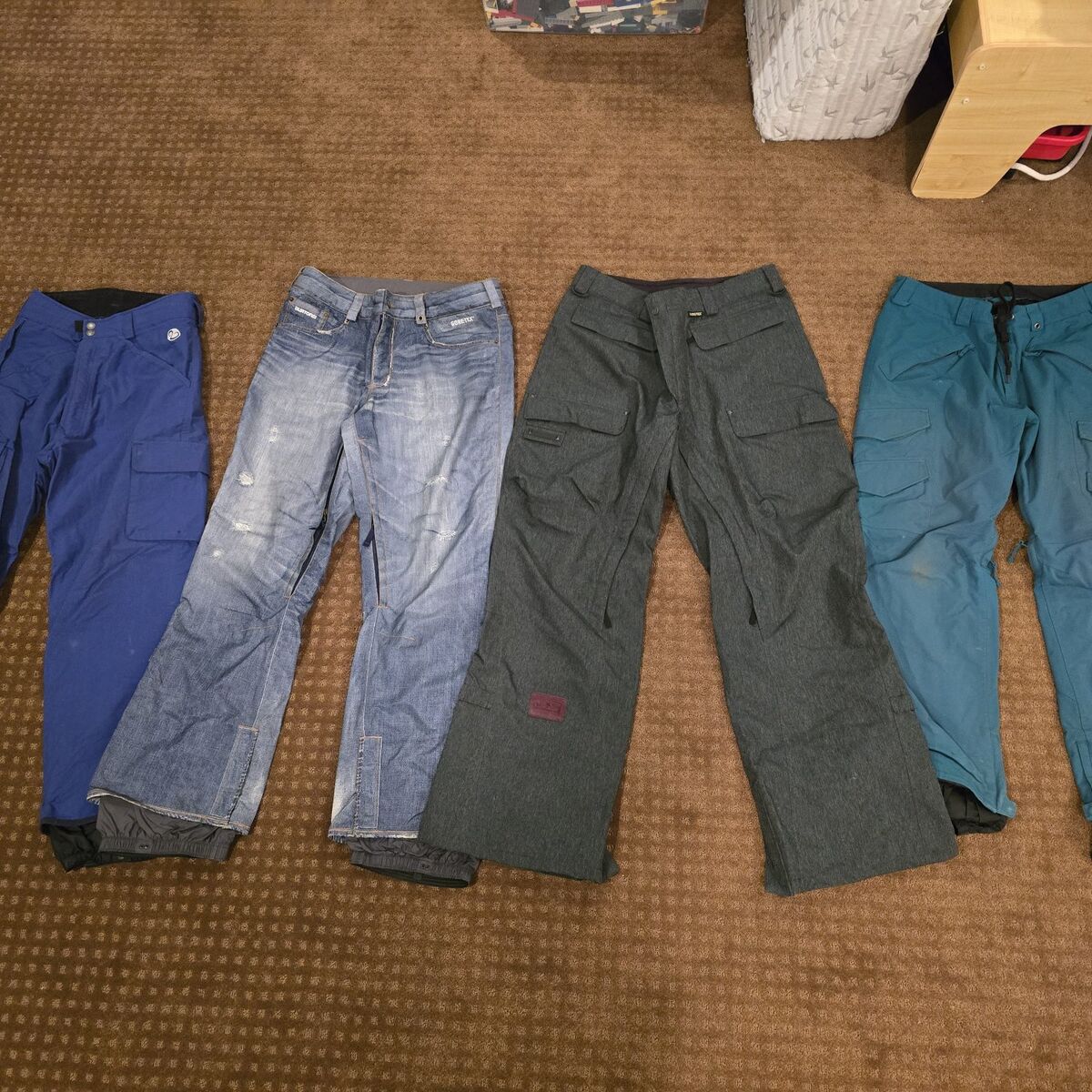 Mens Burton Snow Pants M L Large Ski Snowboard