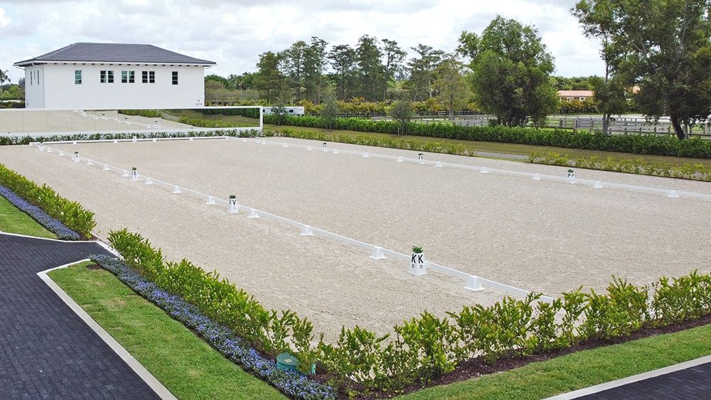 Dressage Arena - Cones and Rails