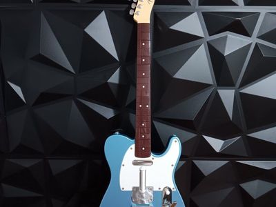 Fender Wireless Telecaster Rock Band 3 Electric Guitar Blue Solid Xbox 360
