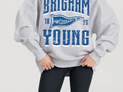 BYU Women's Crewneck Pullover- Size Small