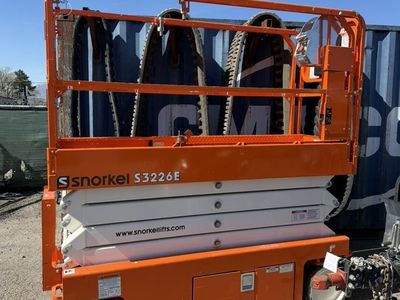 Snorkel S2632 Scissor Lift Rental – 26ft Electric Man Lift