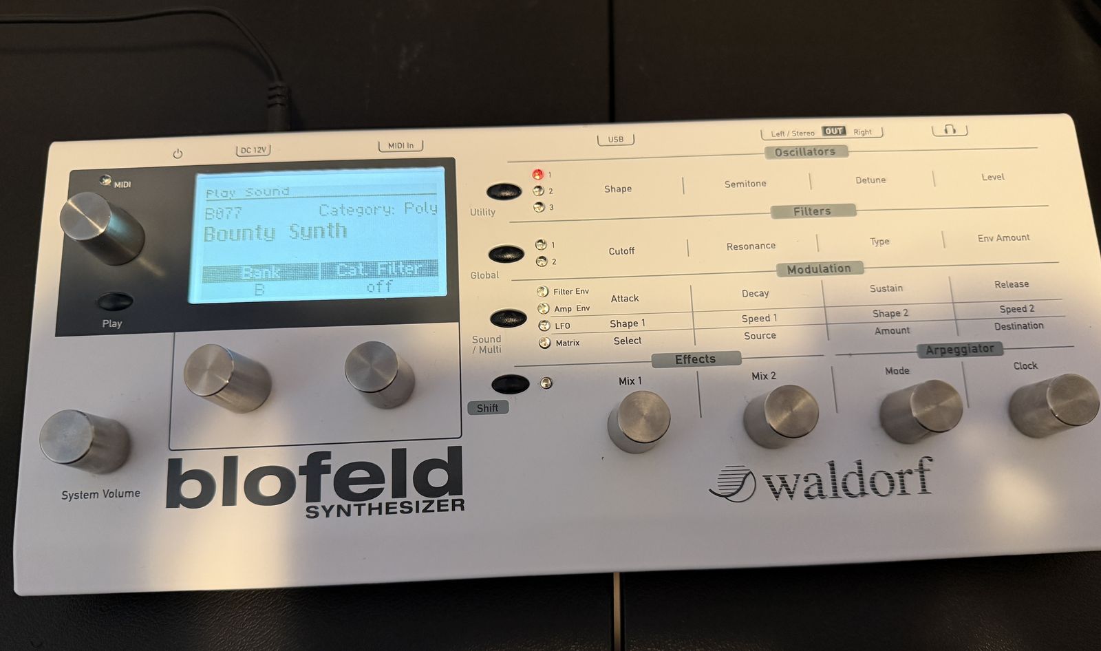 Waldorf Blofeld Desktop Synthesizer