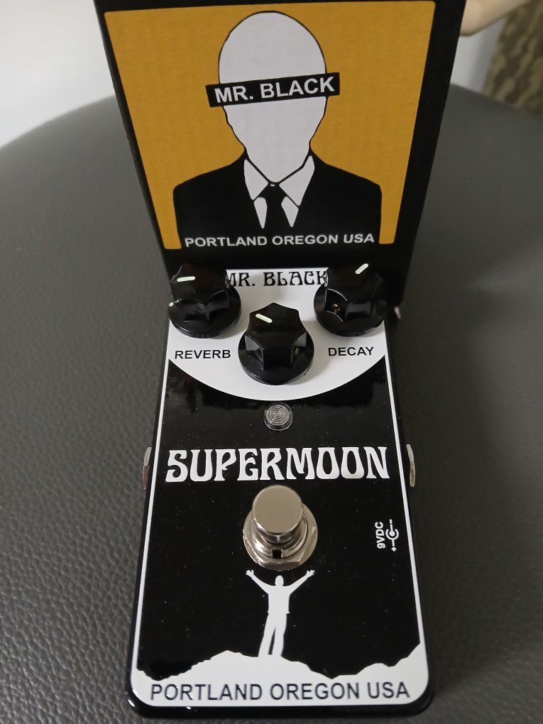 Mr. Black Supermoon Reverb pedal