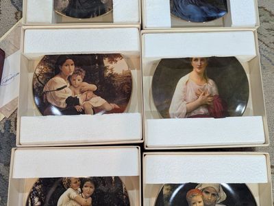 Lot of 6 plates from Beauty of Bougereau collection