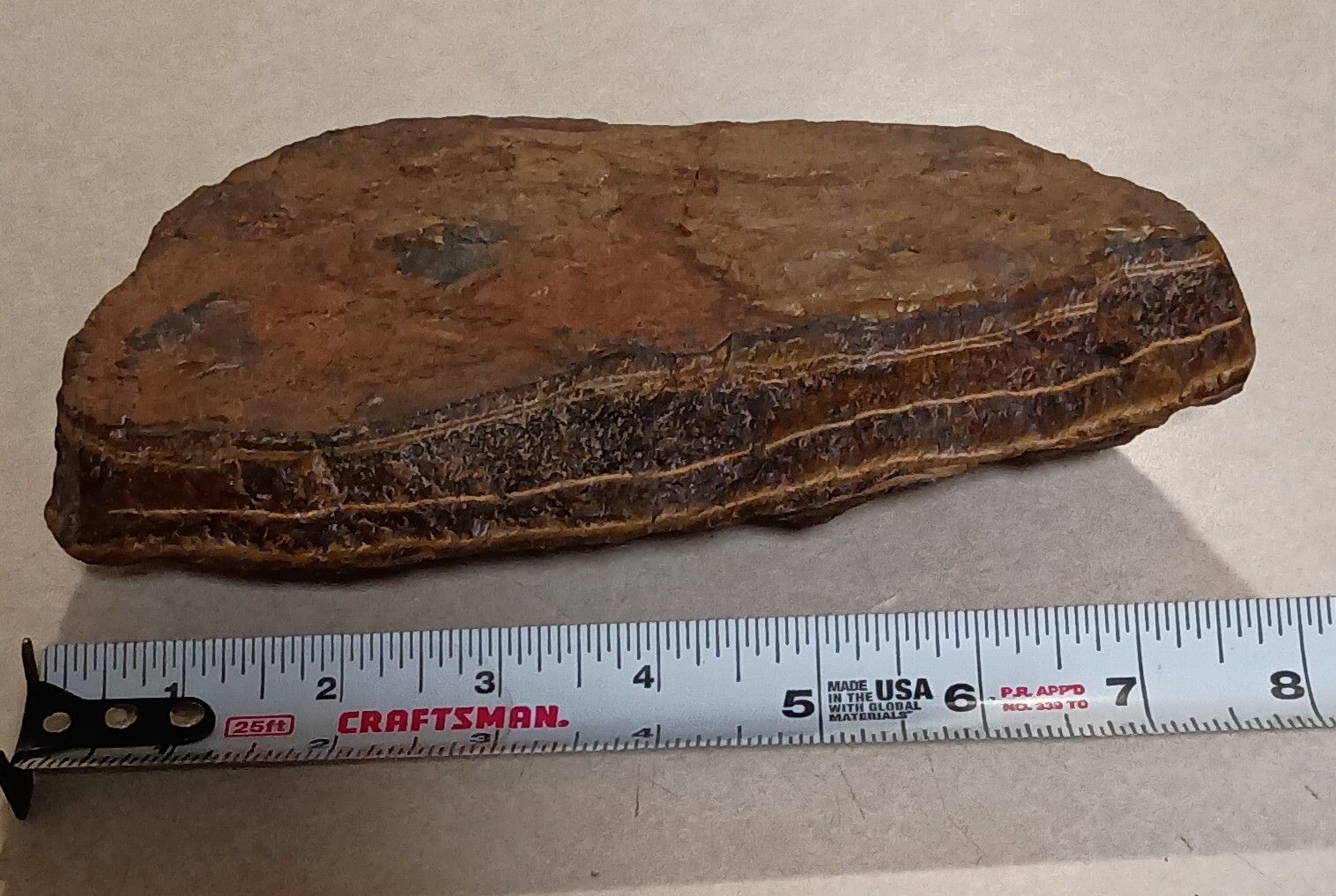 Raw tiger eye
