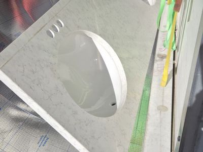 Granite duel sink Vanity top