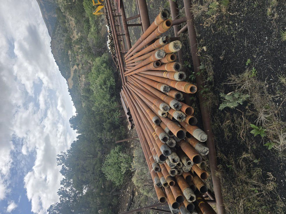 Drill pipe 3.5", 4", 4.5", & 5"