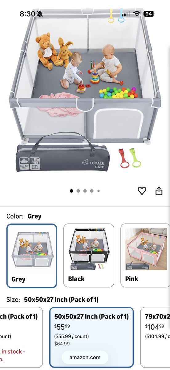 Baby play pen