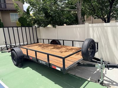 14x7 Utility Flatbed Trailer