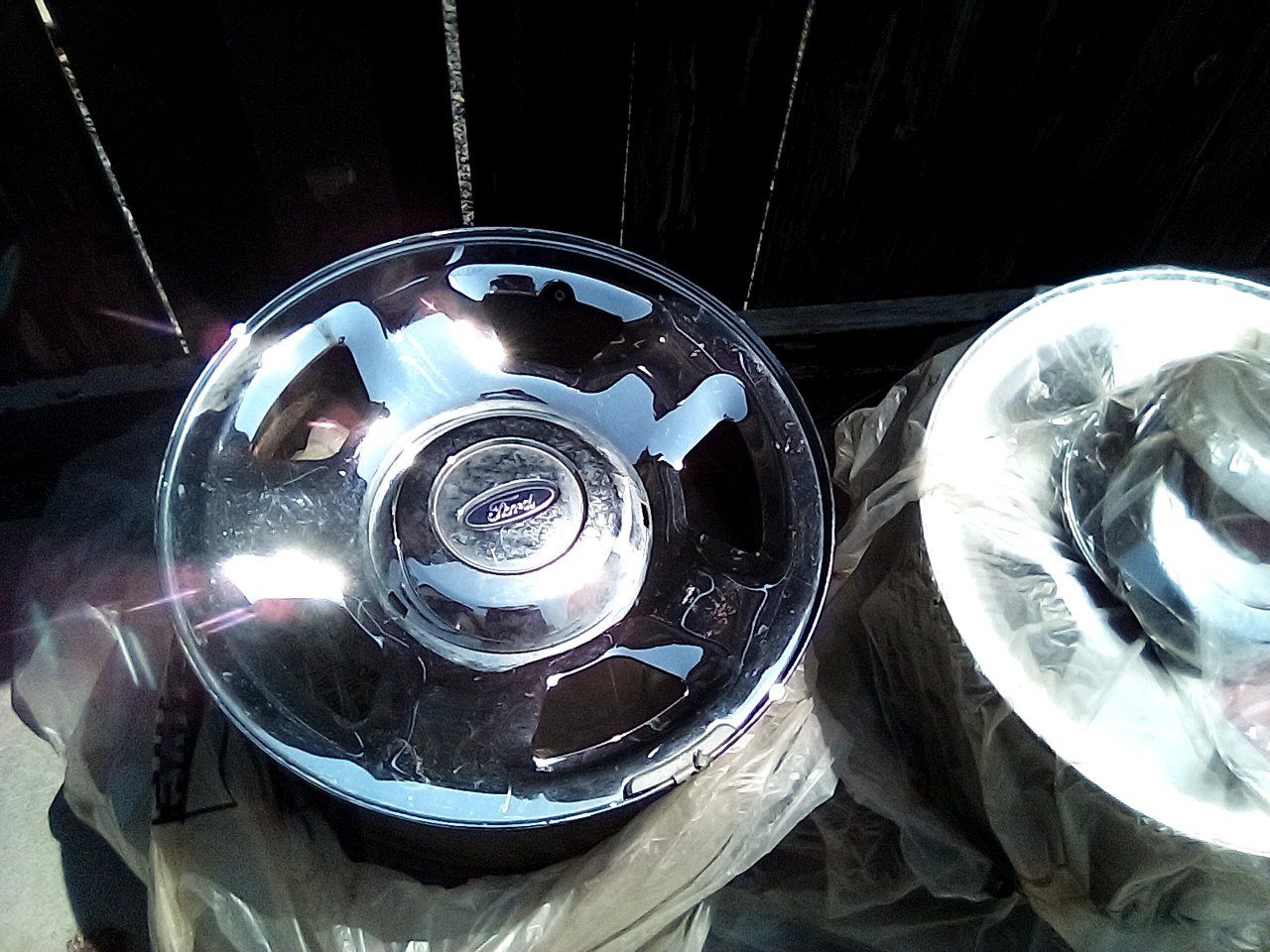 OEM Ford Chrome Wheel Rims and Center Caps