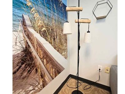 Modern Stylish Dritwood Floor Lamp - Set of 2