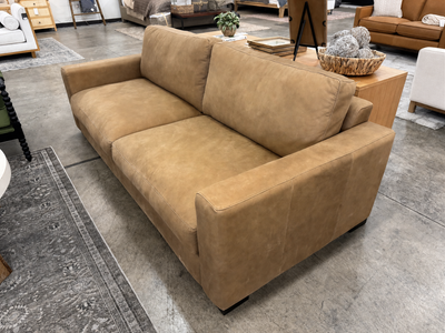 West Elm Leather Sofa