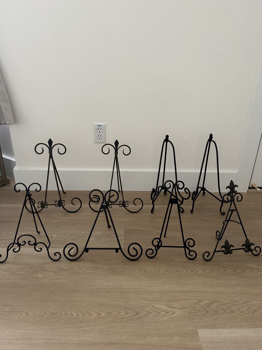 Decorative Metal Easel - Various Sizes & Styles