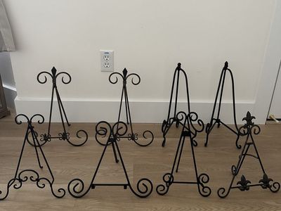 Decorative Metal Easel - Various Sizes & Styles