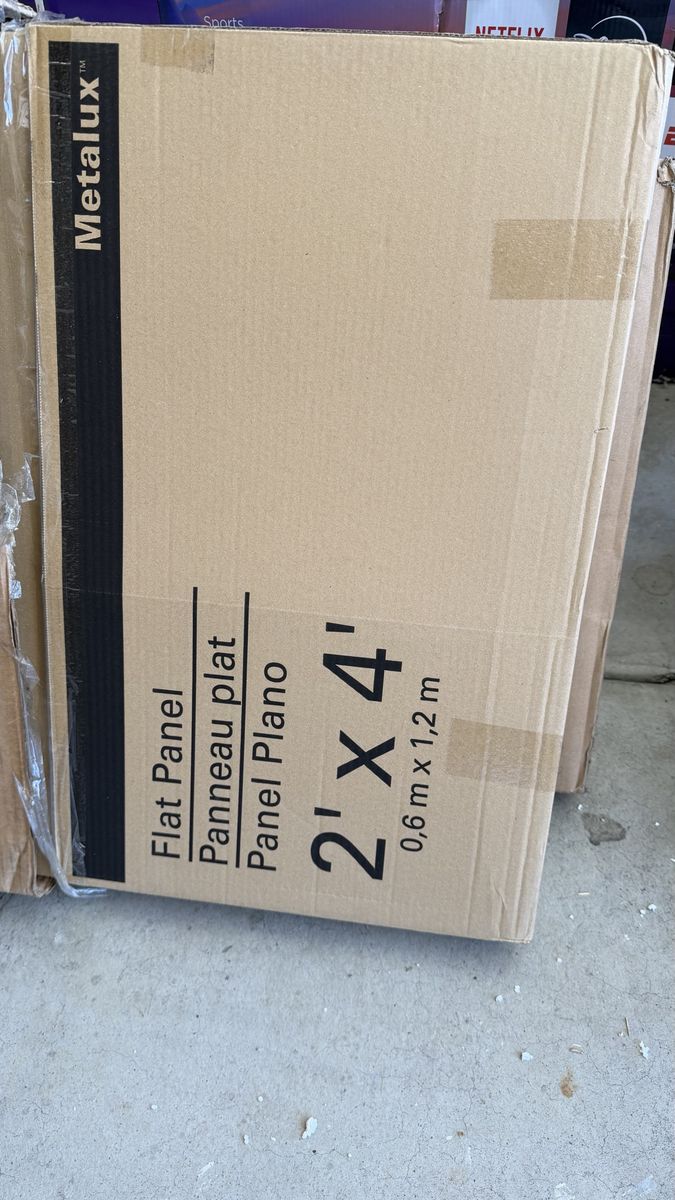 Metalux 24FP4740C 2'x4' General LED Panel, 41W, 4000K, 4685 Lumens