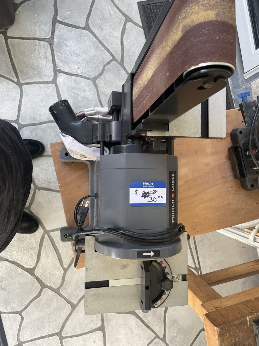 PORTER CABLE Belt Sander with Disc Sander 30-05, Woodworking Shop Tool
