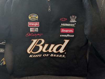 NASCAR Budweiser Racing Jacket Dale Earnhardt Jr.
