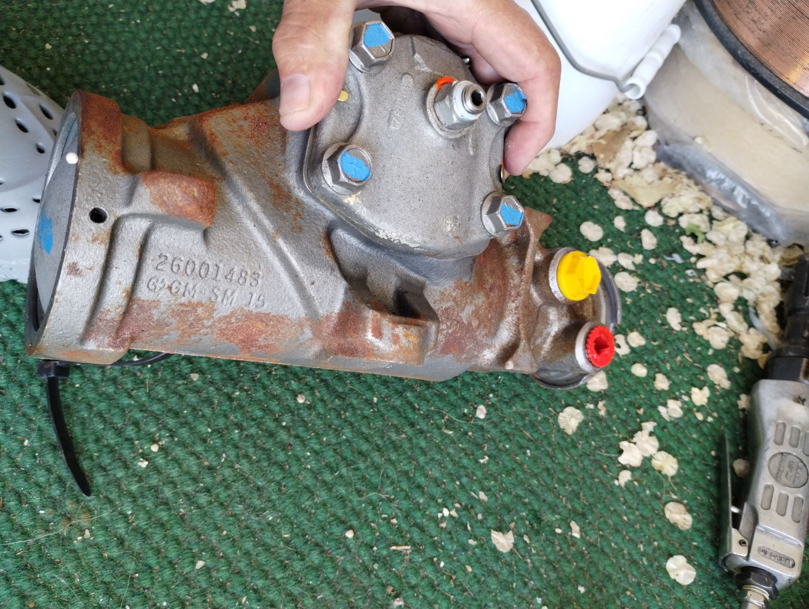 REMAN GM STERING GEAR BOX  1988-98 1/2 TON