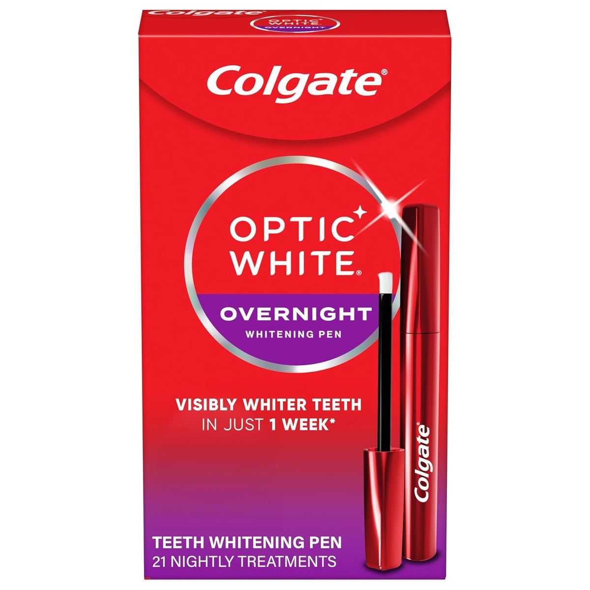 Colgate Optic White Overnight Teeth Whitening Pen,