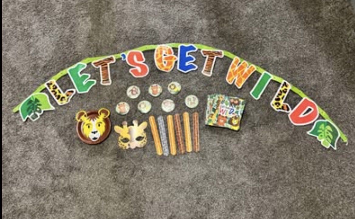 Let’s Get Wild Birthday set