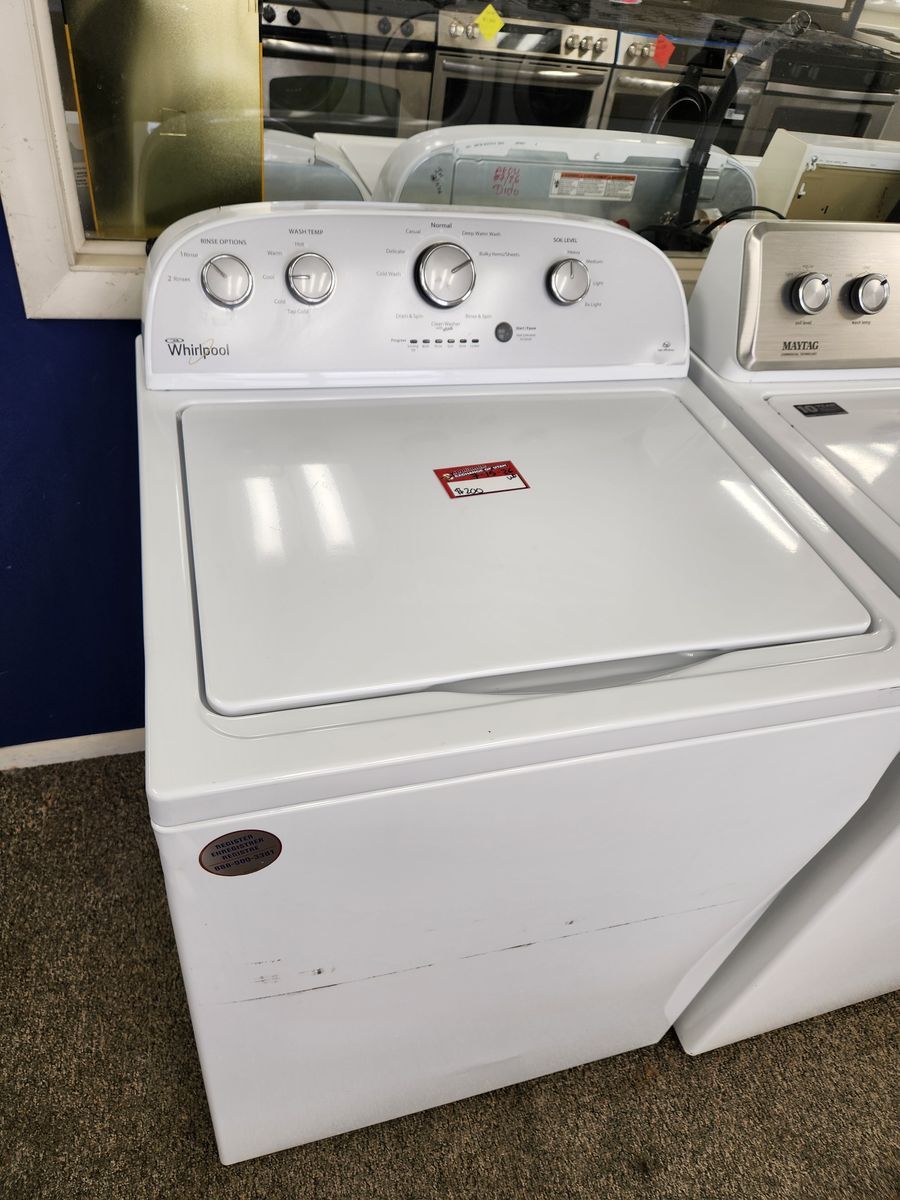 Whirlpool Top Load Washer - White, Good Condition