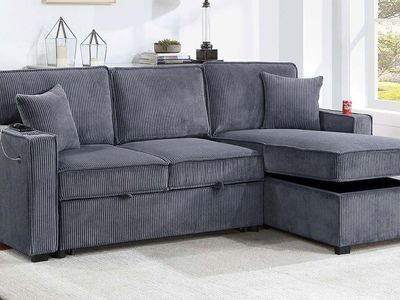 NEW SOFA-BED with STORAGE BUILT IN - NEW IN BOX