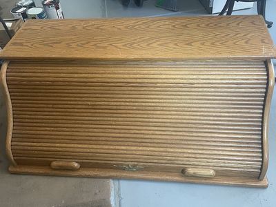 Roll top for desk
