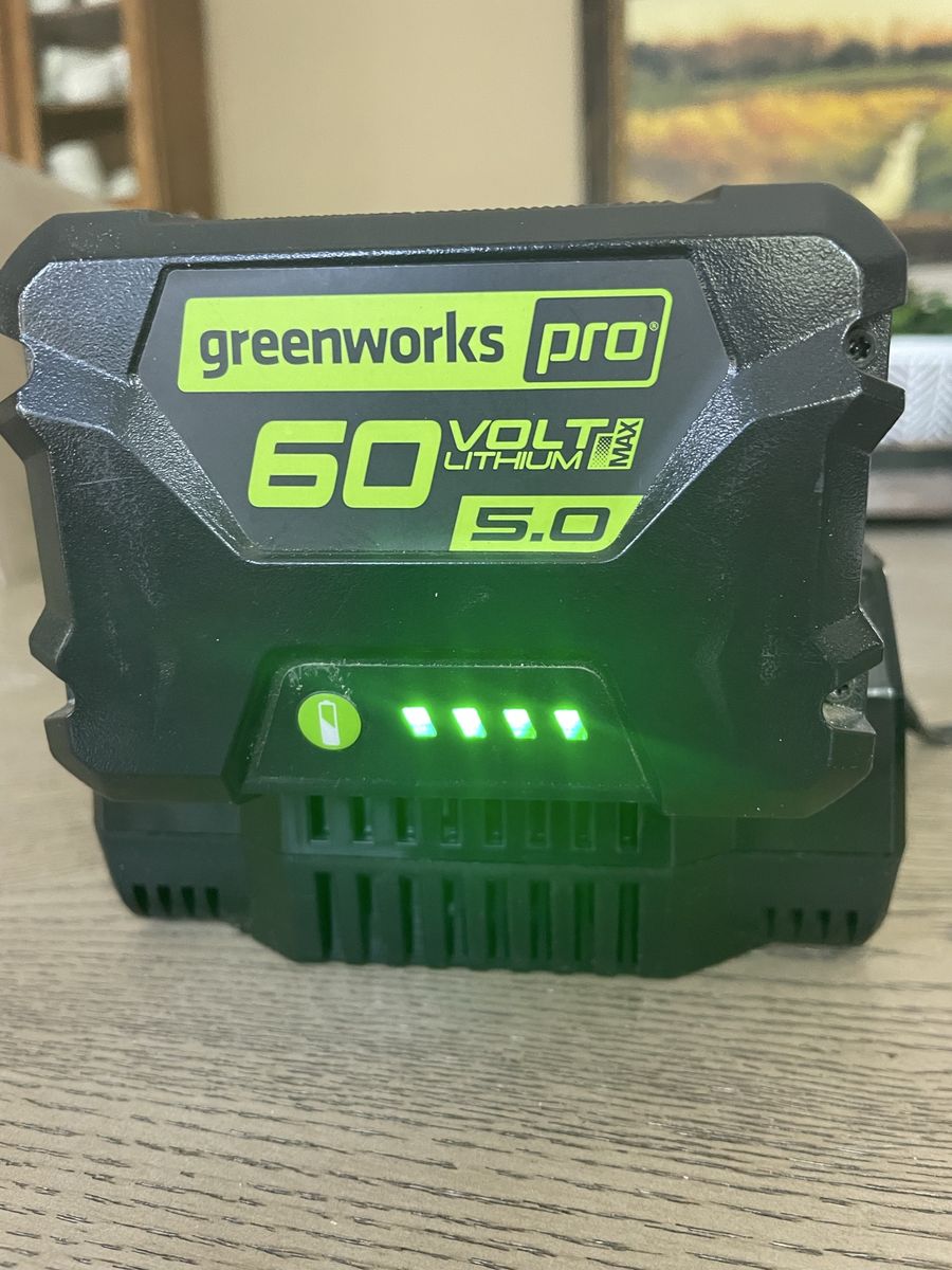 Greenworks 60V Lithium Ion Battery 5.0 & 60V charg