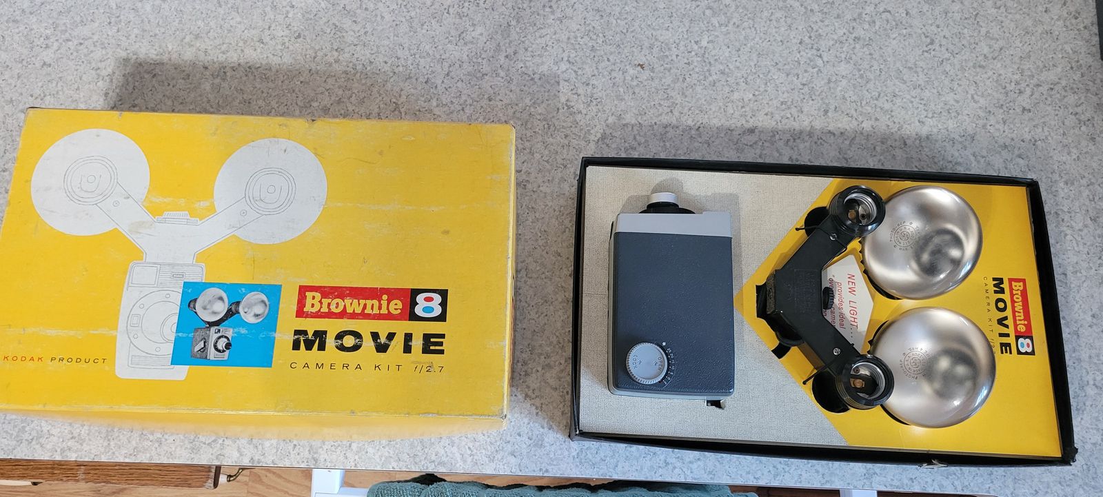 Vintage  8 mm motion camera in original box