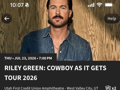 Two Riley Green concert tickets
