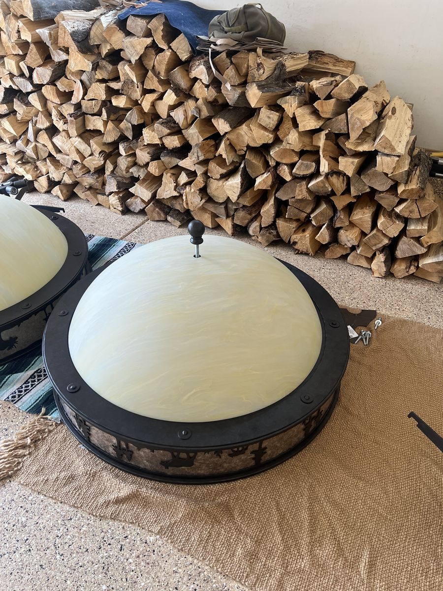 Hammerton Custom Semi-Flush Mount Motif Fixture