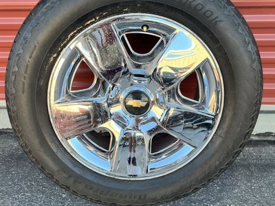 Used 275/60R -20 Tire Mounted On OEM Chevy Wheel
