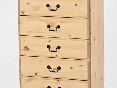 Real Wood 5 Drrawer Dresser