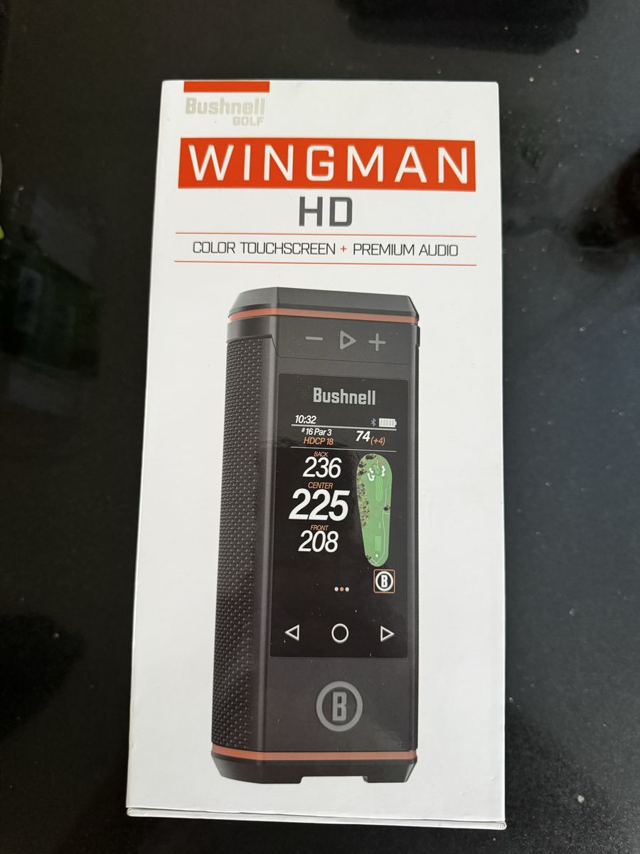 Bushnell Golf Wingman HD GPS Speaker with Color Touchscreen & Premium Audio