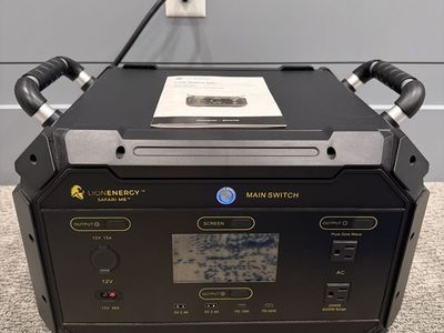 Lion Energy Safari ME Portable Solar Generator & Battery
