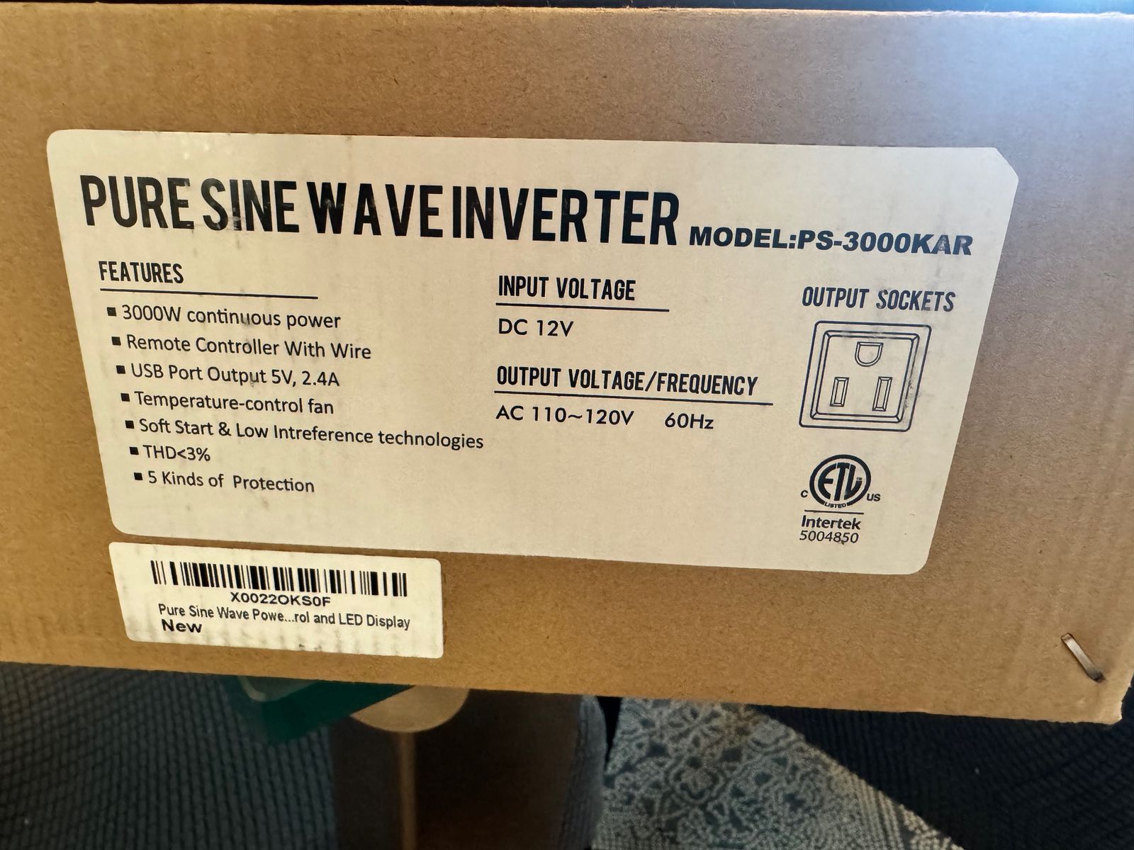 NEW Giandel 3000W Inverter