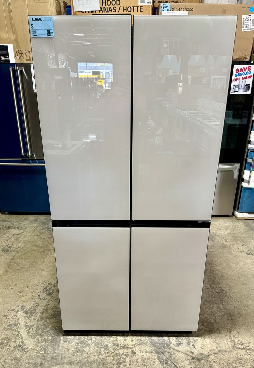 SAMSUNG BESPOKE FOUR DOOR REFRIGERATOR WITH WARRANTY