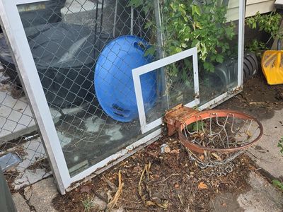 Basketball Backboard and Rim