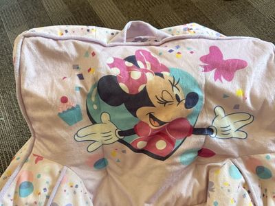 Minnie Mouse Soft Foam Toddler Chair - Pink Confetti Pattern