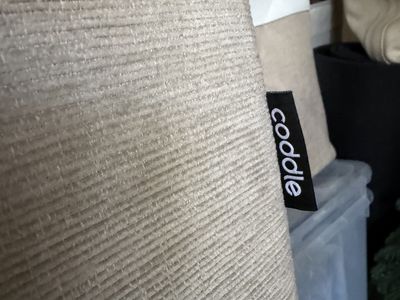 Coddle Beige Sectional Sofa with Chaise and Built-in Outlets
