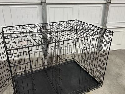 Large dog kennel