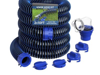 Mew 20 ' RV Sewer Hose With Fittings