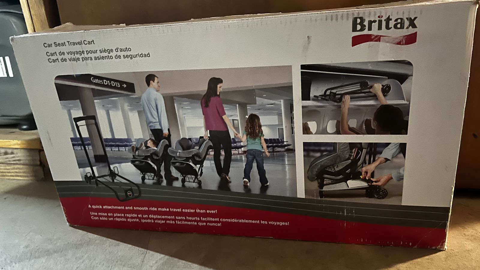 Britax car seat travel cart