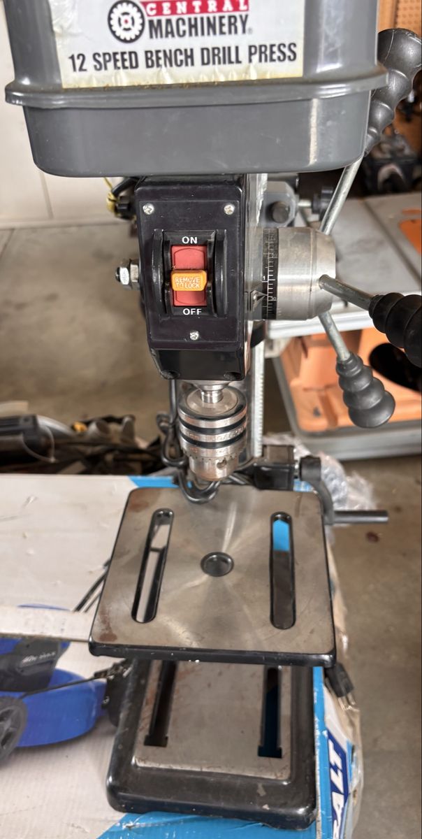 10" 12 Speed Chicago Machinery Bench Drill Press