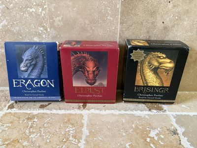 Eragon, Eldest & Brisinger Audiobooks on CD