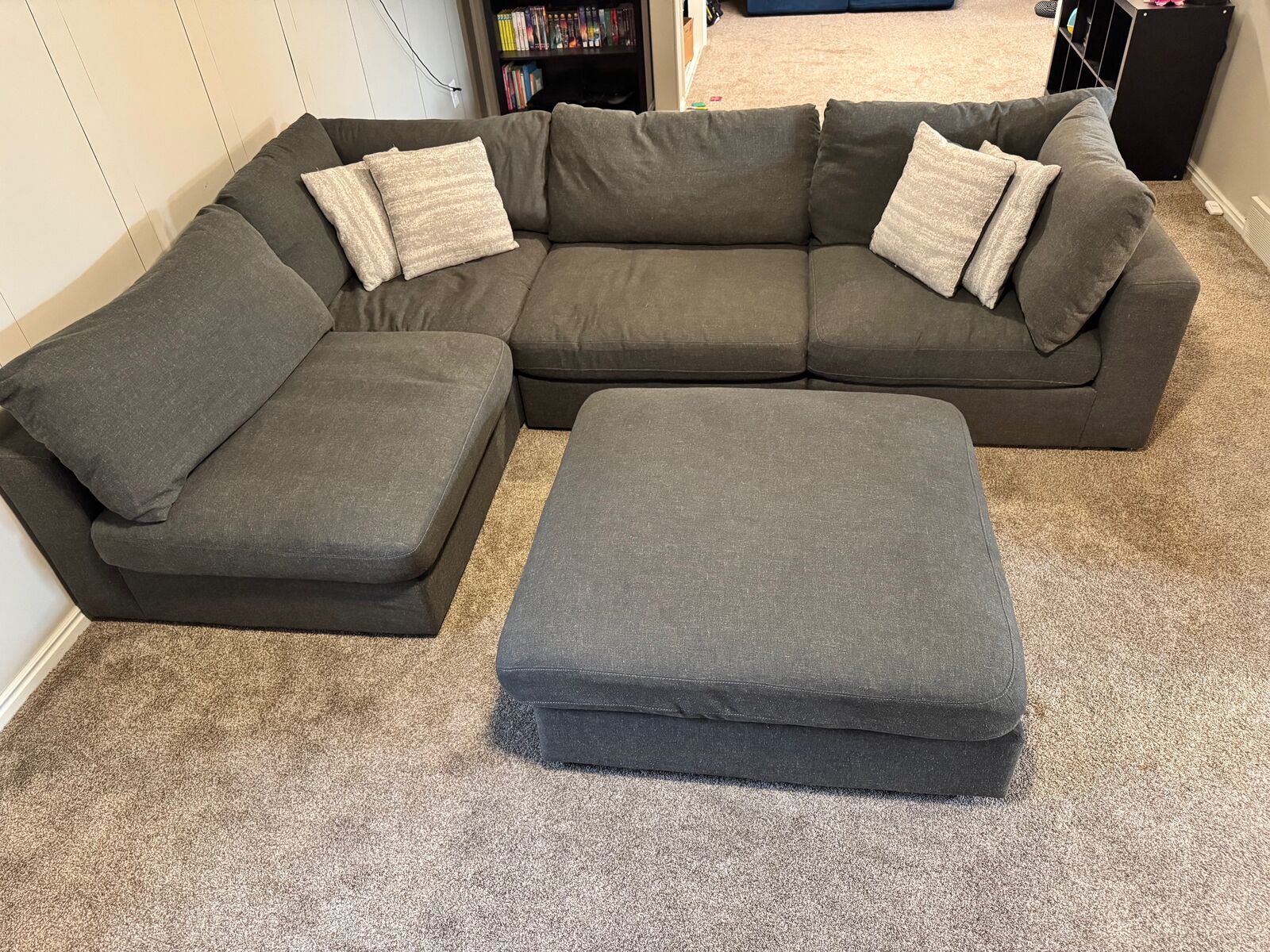 Modular Sectional Fabric Couch