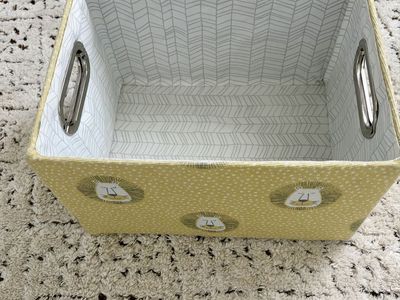 Yellow Lion Storage Bin